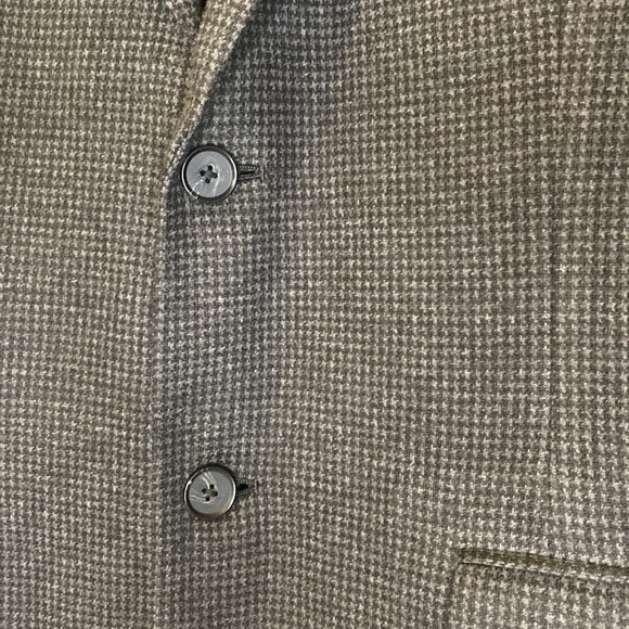 NWT VINCE men’s houndstooth blazer in Coastal/Heather XL - Picture 6 of 13